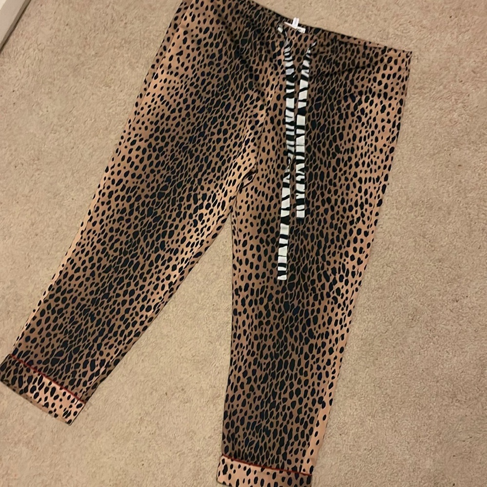 Good American Intimates Satin Animal Print Pants 🐆
